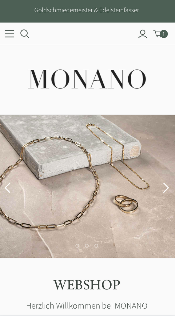 Monano  RELAUNCH | Die neue Website inklusive E-Shop |
